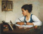 (image for) A Girl Writing